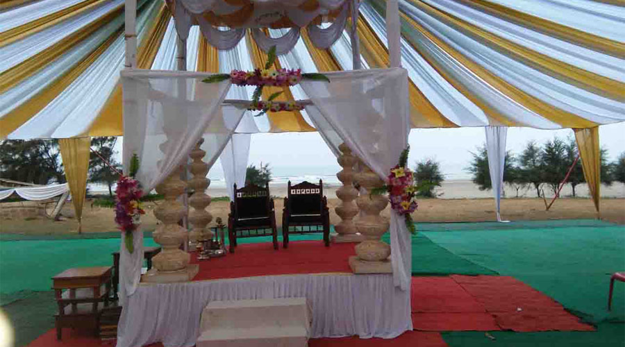 Tranquality beach wedding resort, ganpatipule