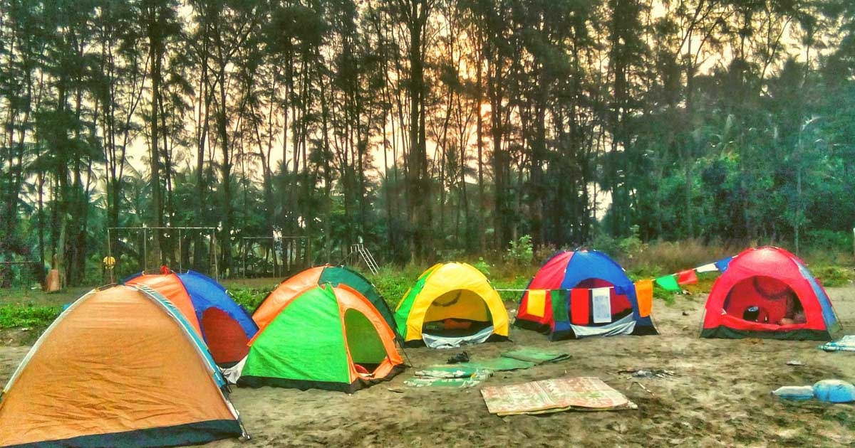 Nagaon beach camping