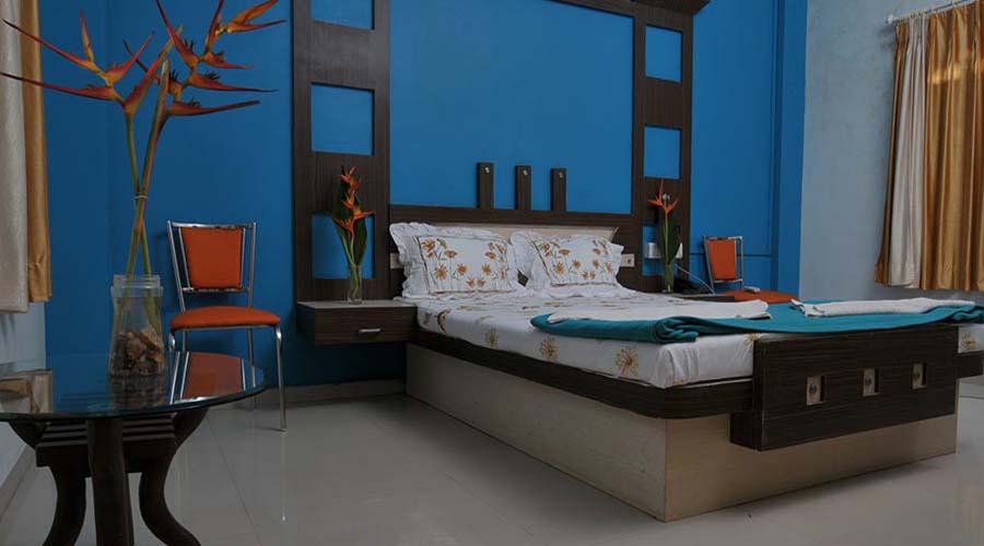 ac rooms of Maitreya Beach Resort  in diveagar hotelsinkonkan.in