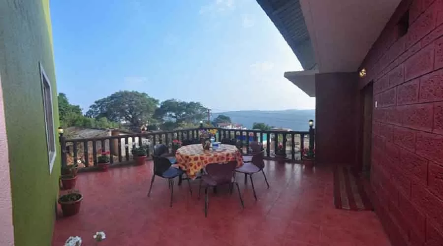 hotel near waterfall