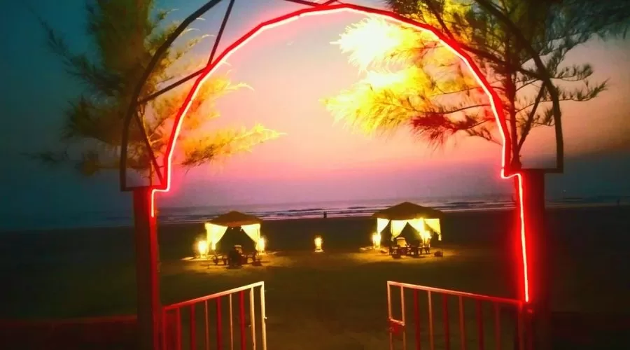 Salt Water beach resort Murud