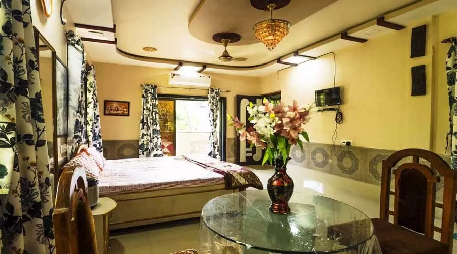 Deluxe ac room in alibaug